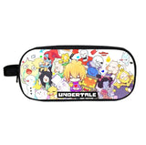 Undertale Cartoon Pencil Case Zipper Makeup Bag Students Stationery