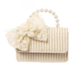 Girl Messenger Backpack Flower Princess Bag Baby Shoulder Packet