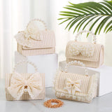 Girl Messenger Backpack Flower Princess Bag Baby Shoulder Packet