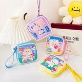 Girls Earphone Case Data Cable Storage Portable Organizer Bag