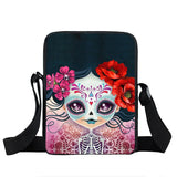 Gothic Girl Messenger Bag Women Handbags Ladies Shoulder Bag Canvas Crossbody
