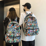 Cartoon Girl School Backpack Large Capacity Waterproof Bookbag