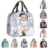Betty Boop Insulated Lunch Bag Waterproof Thermal Cooler Women