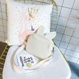 Japanese Rabbit Ear Small Change Canvas Shoulder Bag