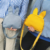 Japanese Rabbit Ear Small Change Canvas Shoulder Bag