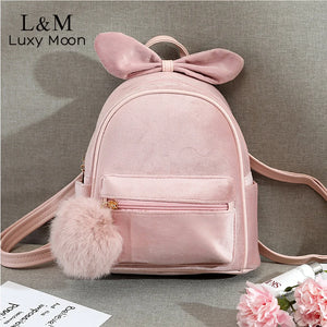 Plush School Bag For Teenage Girls Cute Style Backpack X874H
