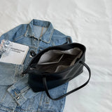 Women Leather Shoulder Bag Top Handle Tote Handbag Sac A Main