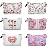 Nurse Printed Cosmetic Bag - Reusable Makeup Storage