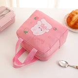 Kids Cartoon Lunch Bag Insulated Aluminum Foil Lunch Box Office Student Portable