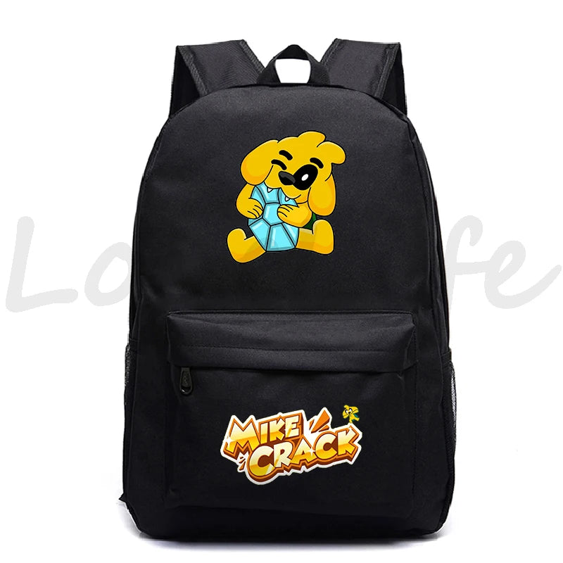 Cartoon Mikecrack School Backpack for Students