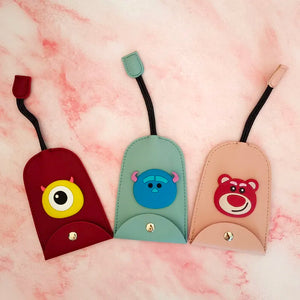 Monster University Pull Type Key Bag PU Leather Key Wallets
