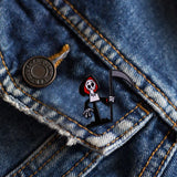 Halloween Cartoon Movie Style Backpack Enamel Pin