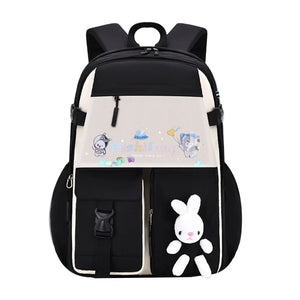 Nylon Anti-theft Backpack for Girls Student