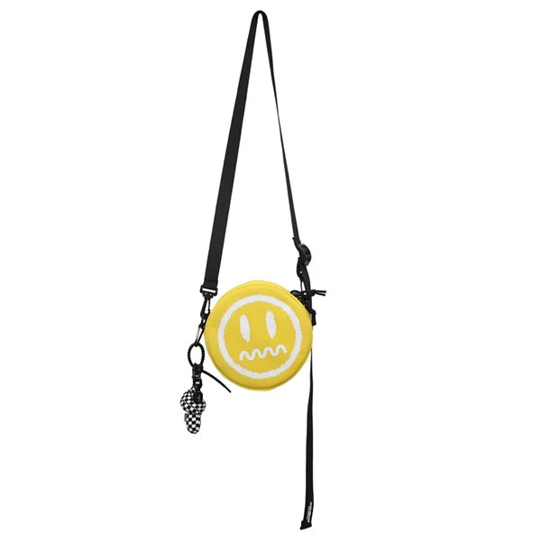 Ugly Japanese Couple Crossbody Small Round Bag Girl