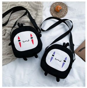 No Face Man Messenger Bag for Halloween Party