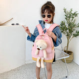 Cartoon Nylon Backpacks for Kids Boys Girls Nursery Toddler Rucksack