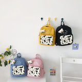 Cartoon Cow Kids Backpack for Boys Girls Toddlers