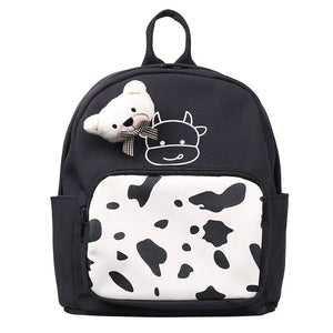 Cartoon Cow Kids Backpack for Boys Girls Toddlers
