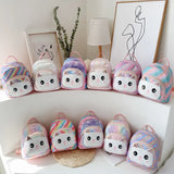 Animal Kids Backpack for 2-6 Y PU Children Bag