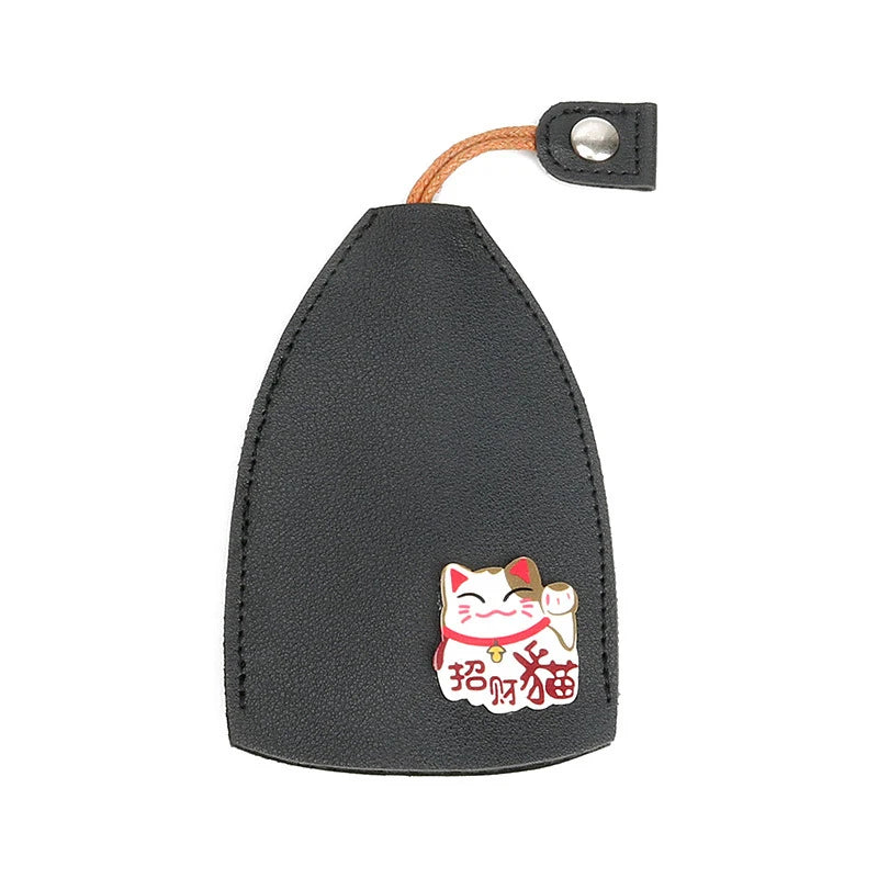 Cartoon PU Leather Key Bag - Unisex Key Wallets