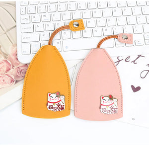 Cartoon PU Leather Key Bag - Unisex Key Wallets