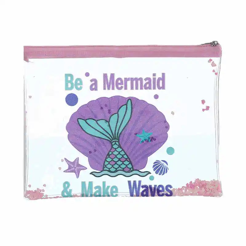 Cartoon PVC Cosmetic Case Unicorn Envelope Bag