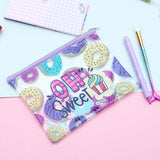 Cartoon PVC Cosmetic Case Unicorn Envelope Bag