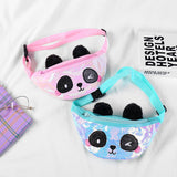 Sequin Panda Waist Pack Fanny Belt Bag Girls Shoulder Korea Travel Pouch
