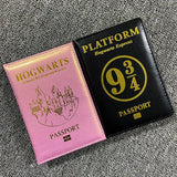 Cartoon Passport Cover Pu Leather Travel Wallet Holder (Free Engraving)