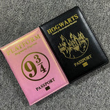 Cartoon Passport Cover Pu Leather Travel Wallet Holder (Free Engraving)