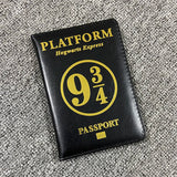 Cartoon Passport Cover Pu Leather Travel Wallet Holder (Free Engraving)