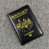 Cartoon Passport Cover Pu Leather Travel Wallet Holder (Free Engraving)