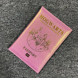 Cartoon Passport Cover Pu Leather Travel Wallet Holder (Free Engraving)