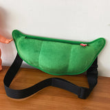 Funny Cartoon Pea Messenger Bag for Teen Girls