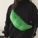 Funny Cartoon Pea Messenger Bag for Teen Girls