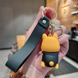 Shiba Inu Doll Keychain Boys Girls Backpack Pendant Car Key Chain