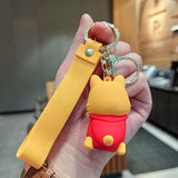 Shiba Inu Doll Keychain Boys Girls Backpack Pendant Car Key Chain
