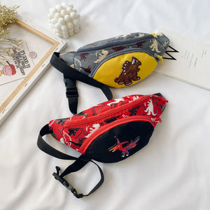 Children Dinosaur Waist Bag Outdoor Toy Chest Hip Waist Packs