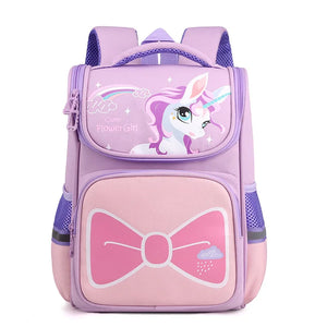 Cartoon Pink Girls School Bags Primary School Bag for Kids Backpack