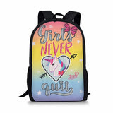 Pink Horse Pattern Girls School Bags Children's Book Backpack