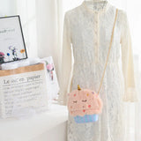 Soft Rabbit Girl Shoulder Bag Cake Unicorn Messenger Bag