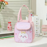 Cartoon Portable Lunch Bag Aluminum Foil Insulated Lunch Box