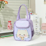 Cartoon Portable Lunch Bag Aluminum Foil Insulated Lunch Box