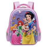 Princess School Backpack for Girls Pink Orthopedic Mochila Escolar