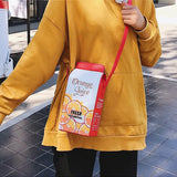 Cute Fruit Print Shoulder Bag