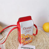 Cute Fruit Print Shoulder Bag