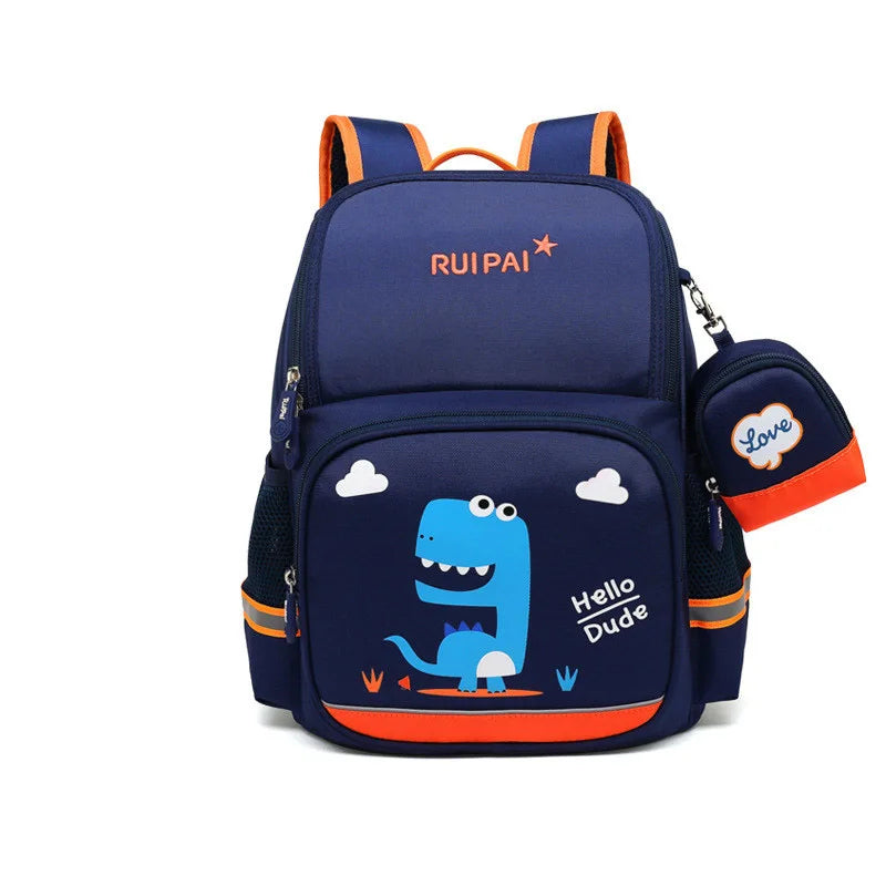 Cartoon Kids School Bags Lightweight Backpack for Kindergarten Orthopedics