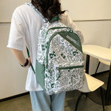 Cartoon Graffiti Backpack Large-capacity Schoolbag