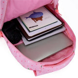 Cartoon Printing School Bags for Girls Grade 2-6 Orthopedic School Backpack Pink