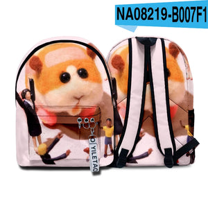 3D Print Molcar Student Backpack Waterproof Boys/Girls Travel Backpack